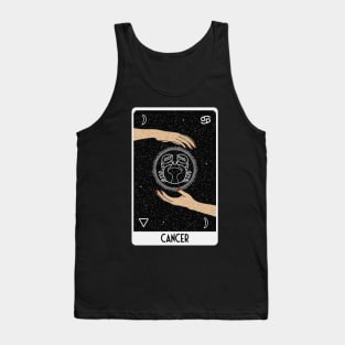 Cancer Astrology Tarot Card Tank Top